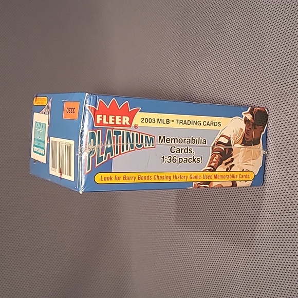 2003 Fleer Platinum MLB Baseball Card Factory Sealed Box Barry Bonds - Picture 2 of 6